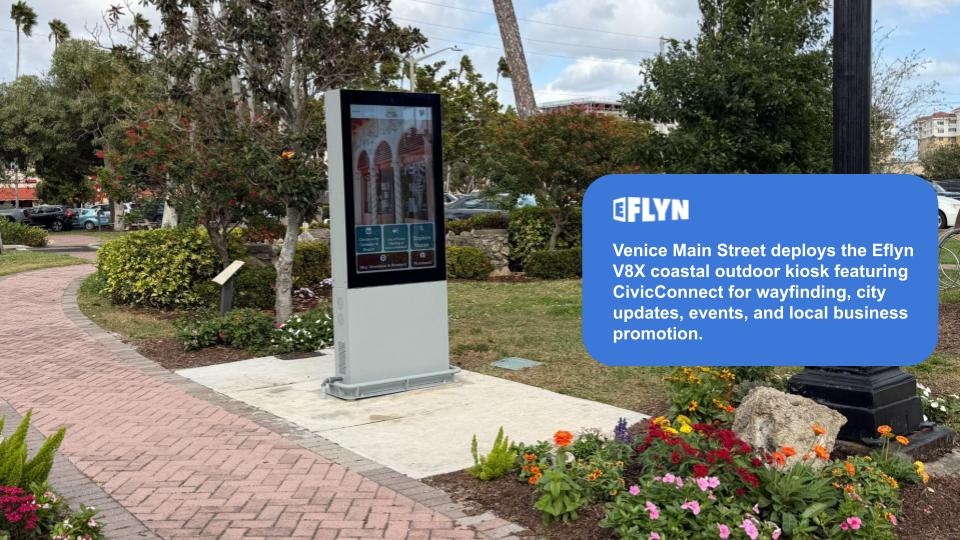 Eflyn Brings Smart City Technology to Downtown Chillicothe with Interactive Digital Kiosk Installation 